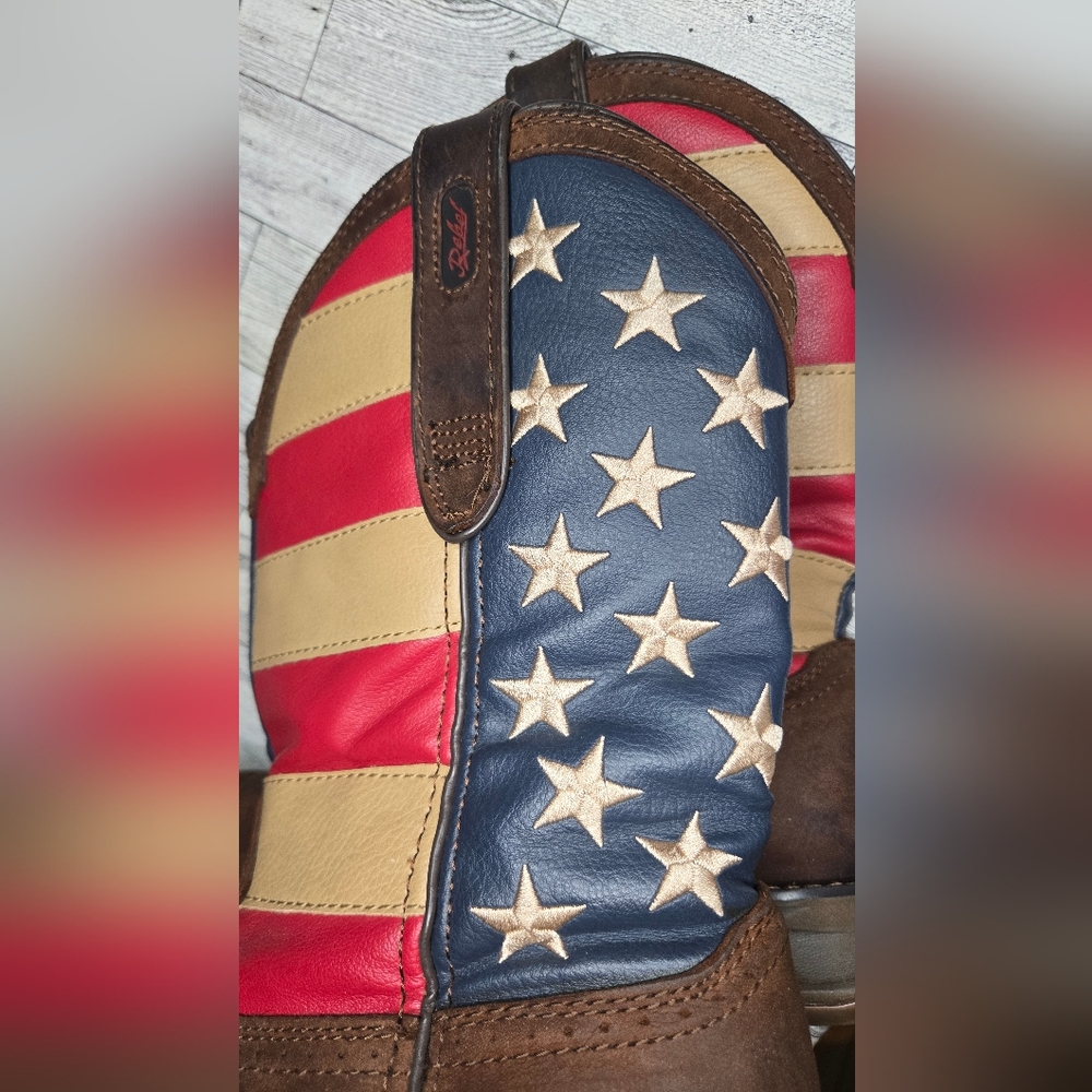 Durango Brown Cowboy Boots - Picture 3 of 5